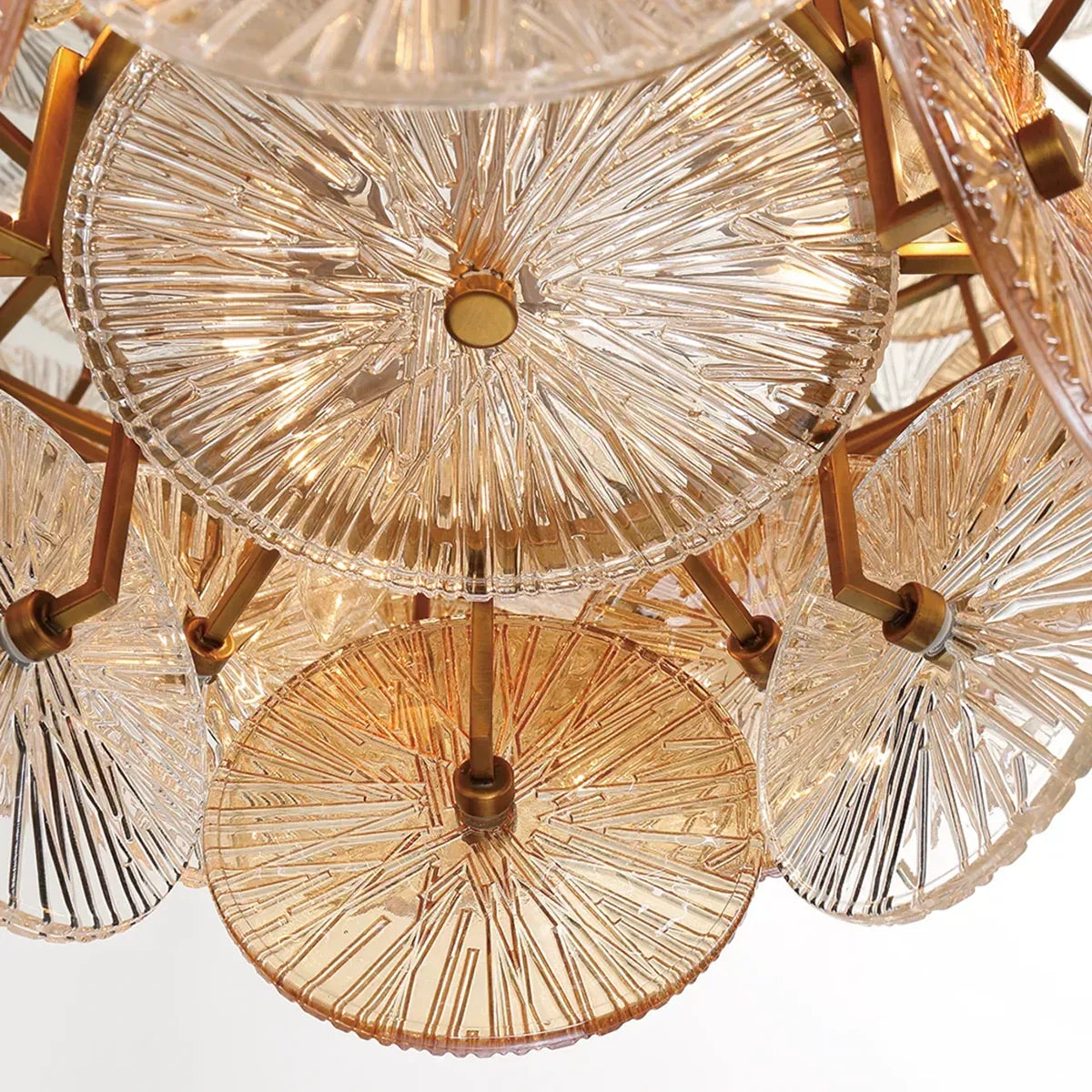 Suna Round Chandelier 27 Light 40"W-Jecanoli