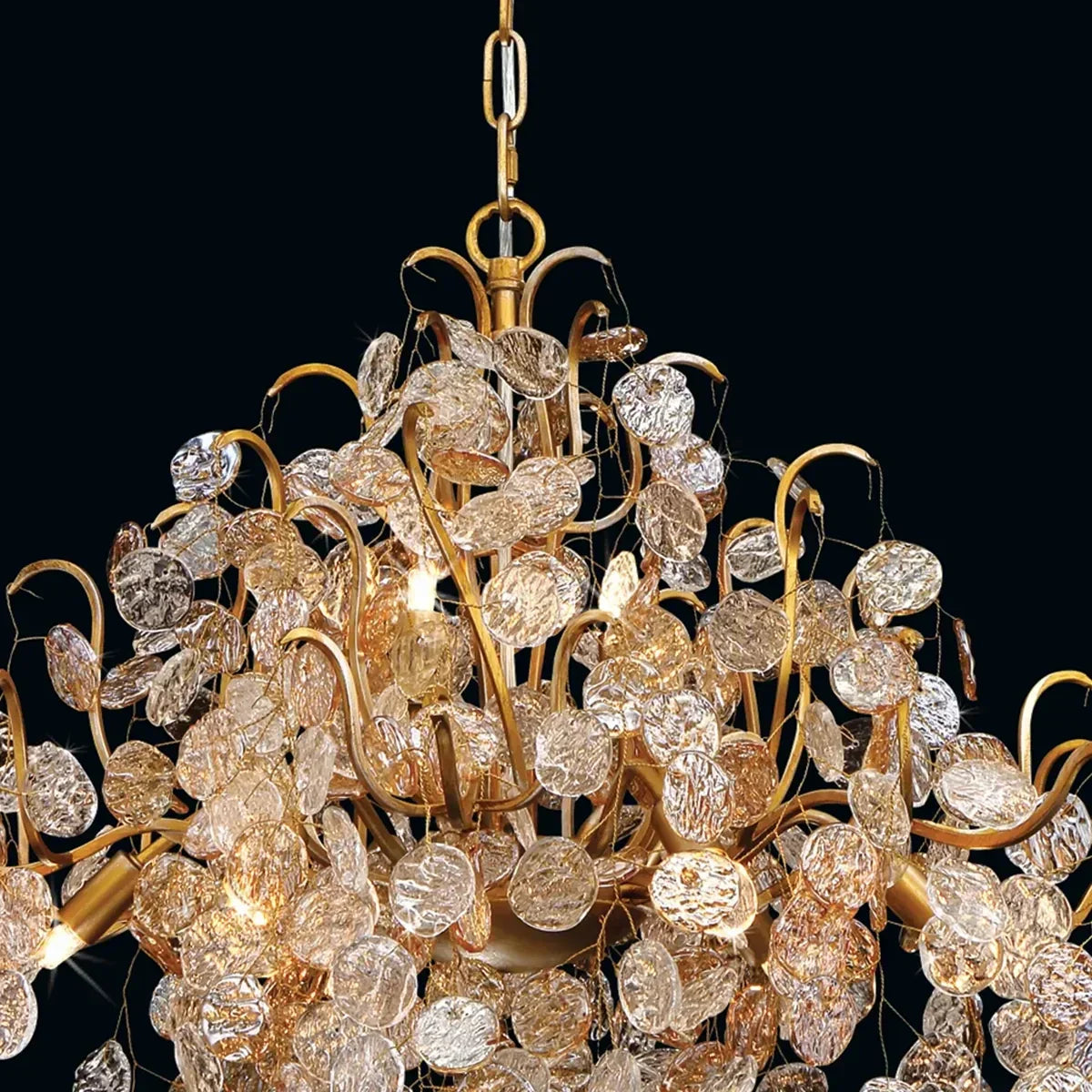 Campo Round Chandelier 8 Light 26"W-Jecanoli