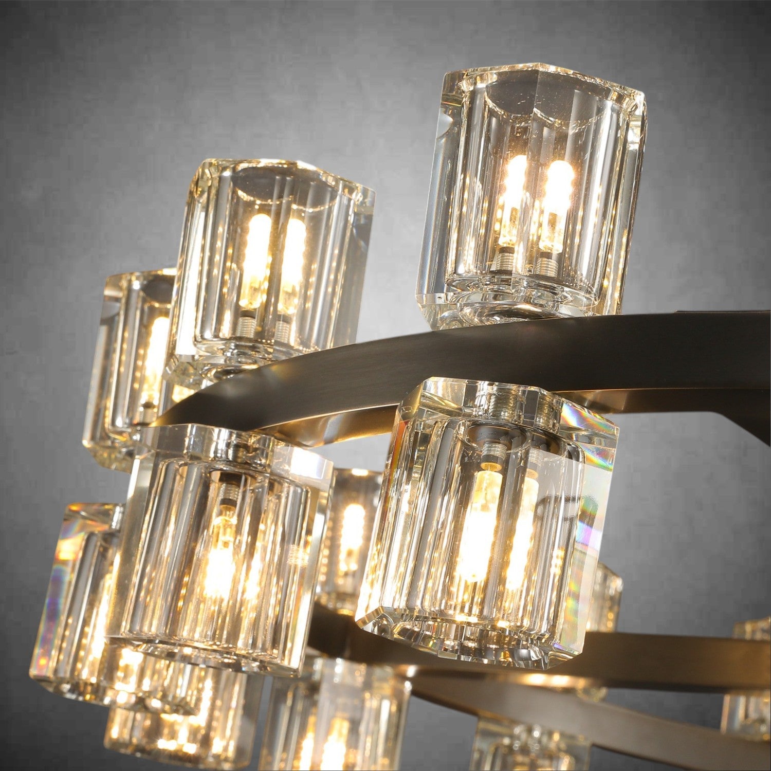 Auraline Modern Round Cryastal Chandelier