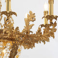 31X29 Inch 12 Lights French Empire Style Brass and Crystal Chandelier Light-铜灯-Jecanoli