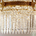 30X23 Inch Modern Crystal Chandelier Gold Antique Brass Chandelier-铜灯-Jecanoli