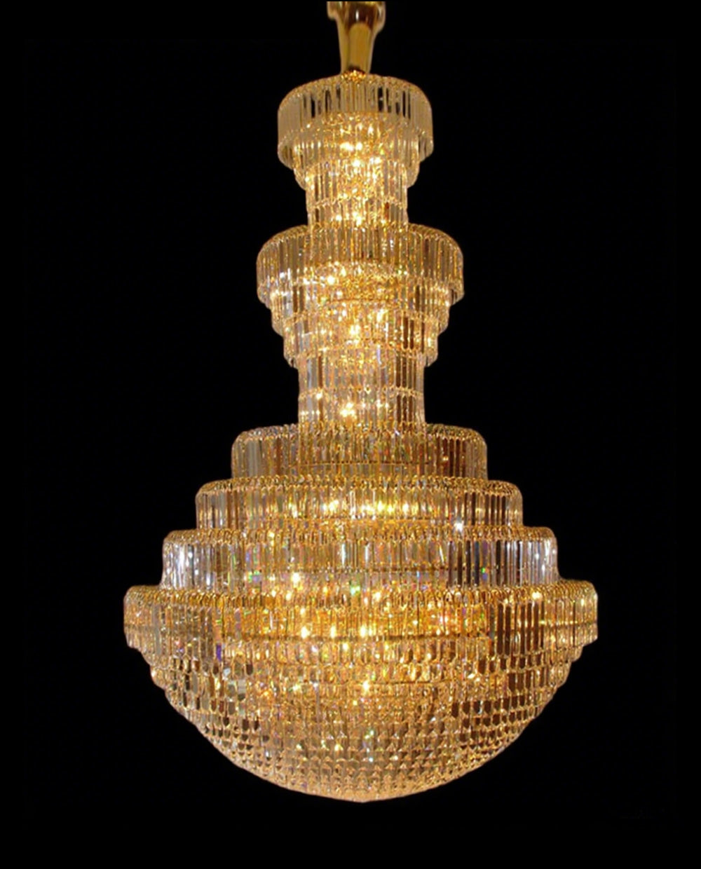 Traditional Large Empire Crystal Chandelier 59"W 98"H-大吊灯-Jecanoli