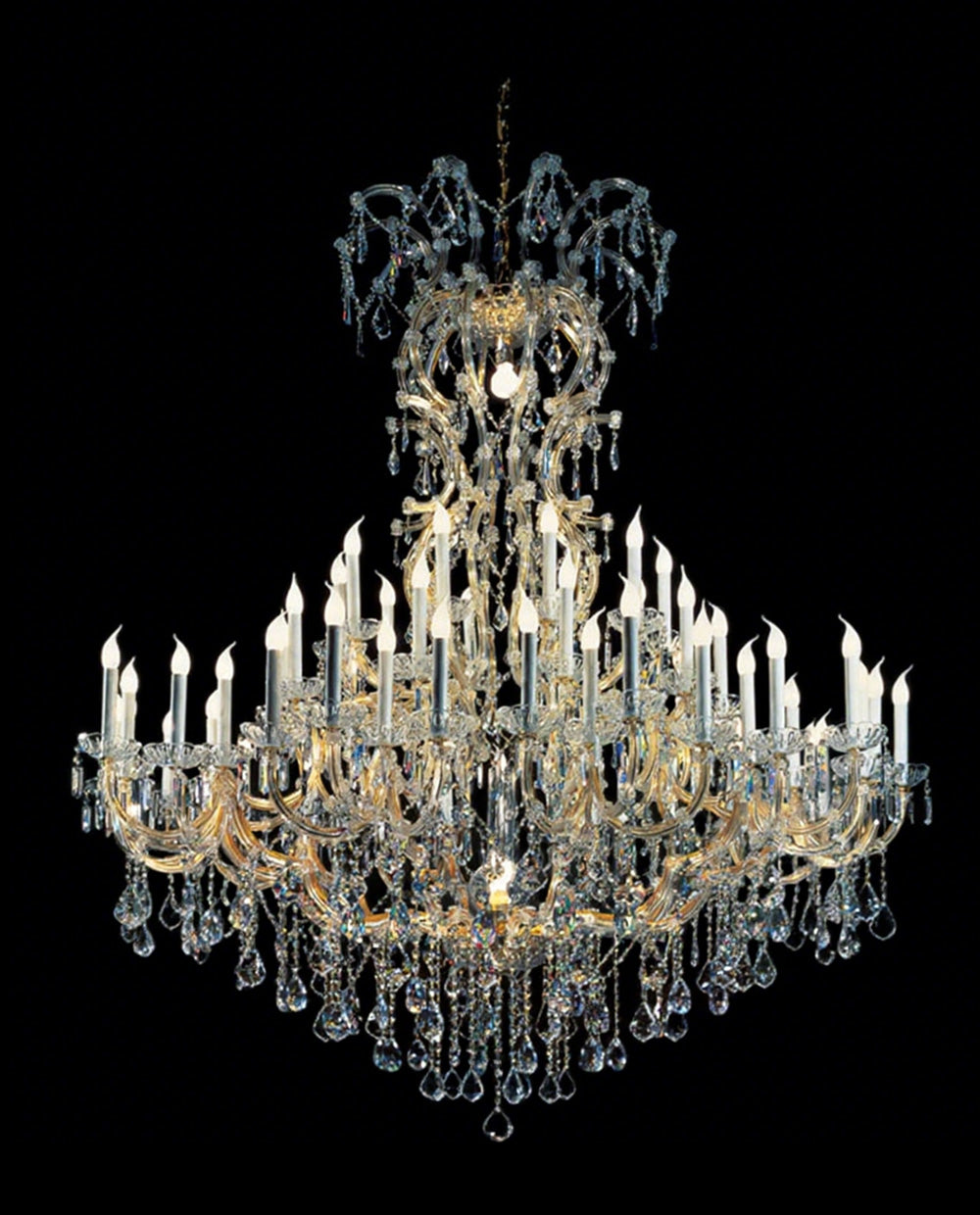62 Lights Big Maria Theresa Chandelier 69"W 85"H-大吊灯-Jecanoli