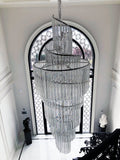 Luxury Spiral Crystal Chandelier for High-ceiling/Foyer/Staircase-Chandeliers-Jecanoli