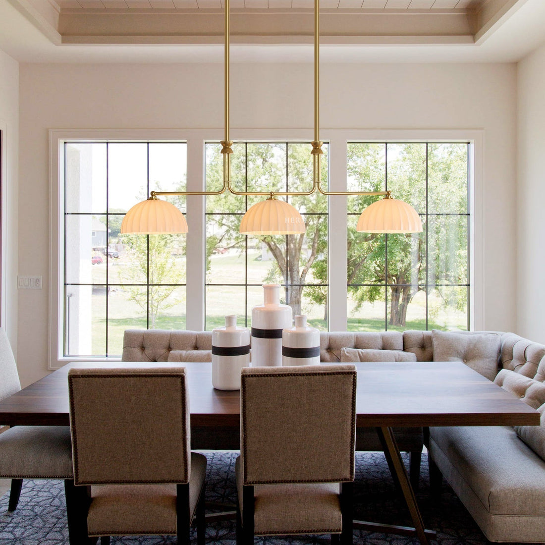 Enzo 60" 3-Light Linear Chandelier
