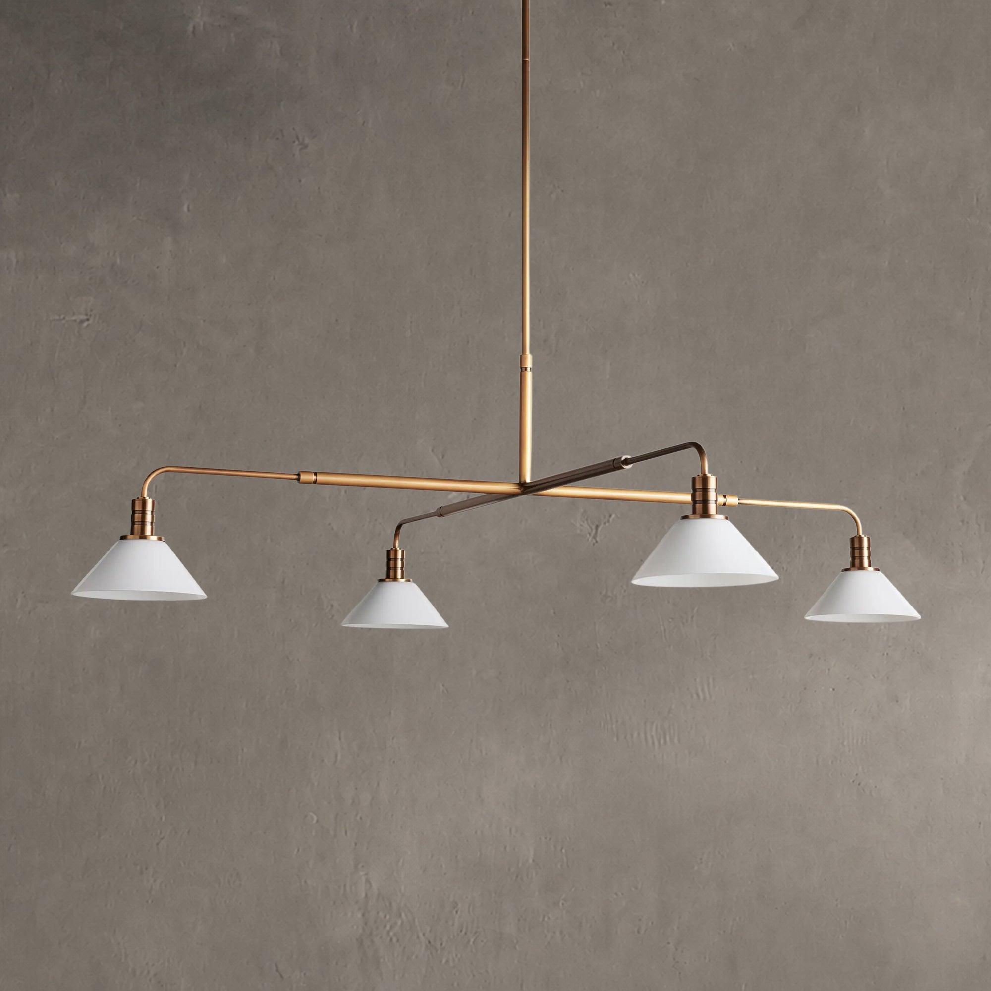 Theron Glass Round Chandelier 30'' 52''