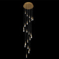 24 Rock Crystal Short-eggplants Modern Chandelier 138 Inch Long Staircase LED Chandelier-现代灯-Jecanoli
