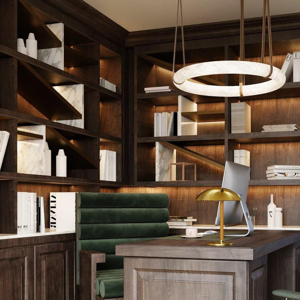 Annie Alabaster Chandelier