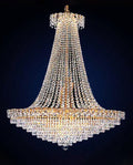 Modern luxury K9 crystal basket chandelier for the hotel 35