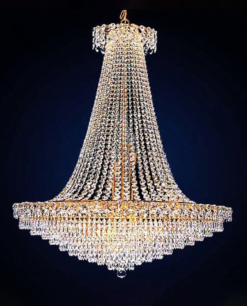 Modern luxury K9 crystal basket chandelier for the hotel 35"W 43"H-大吊灯-Jecanoli