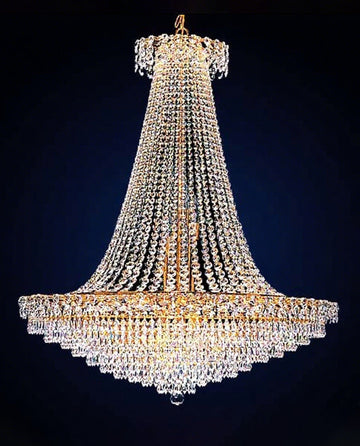 Modern luxury K9 crystal basket chandelier for the hotel 35"W 43"H-大吊灯-Jecanoli