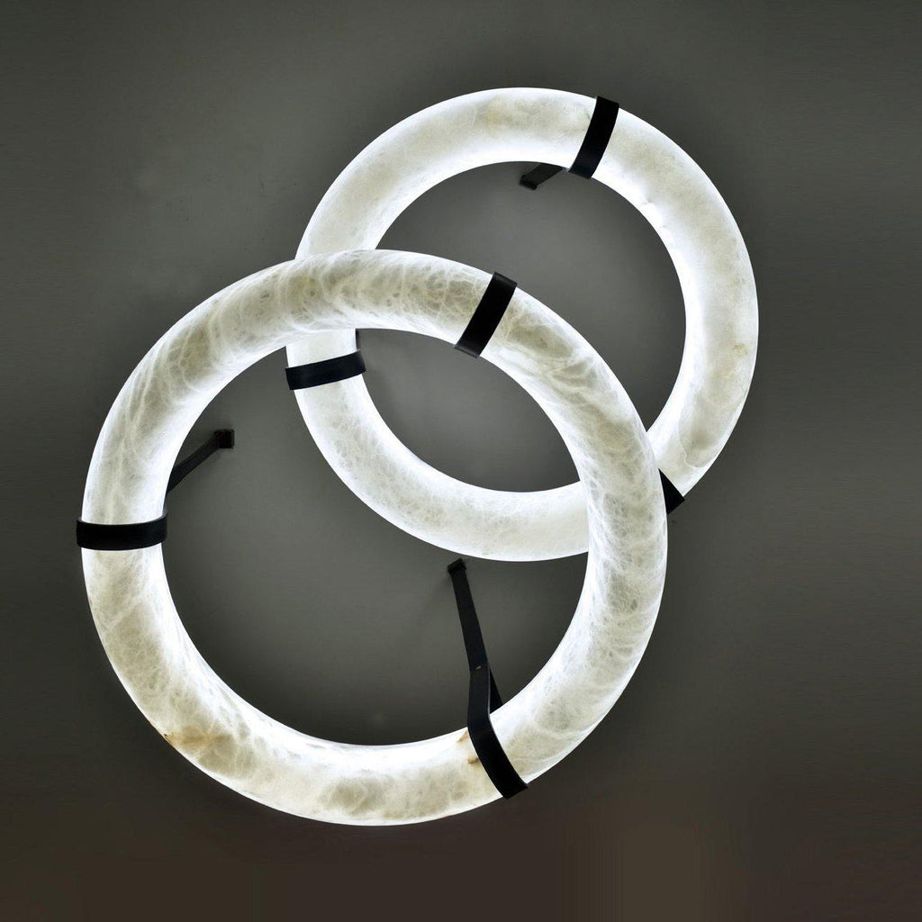 Annie Alabaster Chandelier