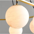 Alabaster Modern Round Ball Chandelier-chandeliers for dining room,chandeliers for stairways,chandeliers for foyer,chandeliers for bedrooms,chandeliers for kitchen,chandeliers for living room-Jecanoli