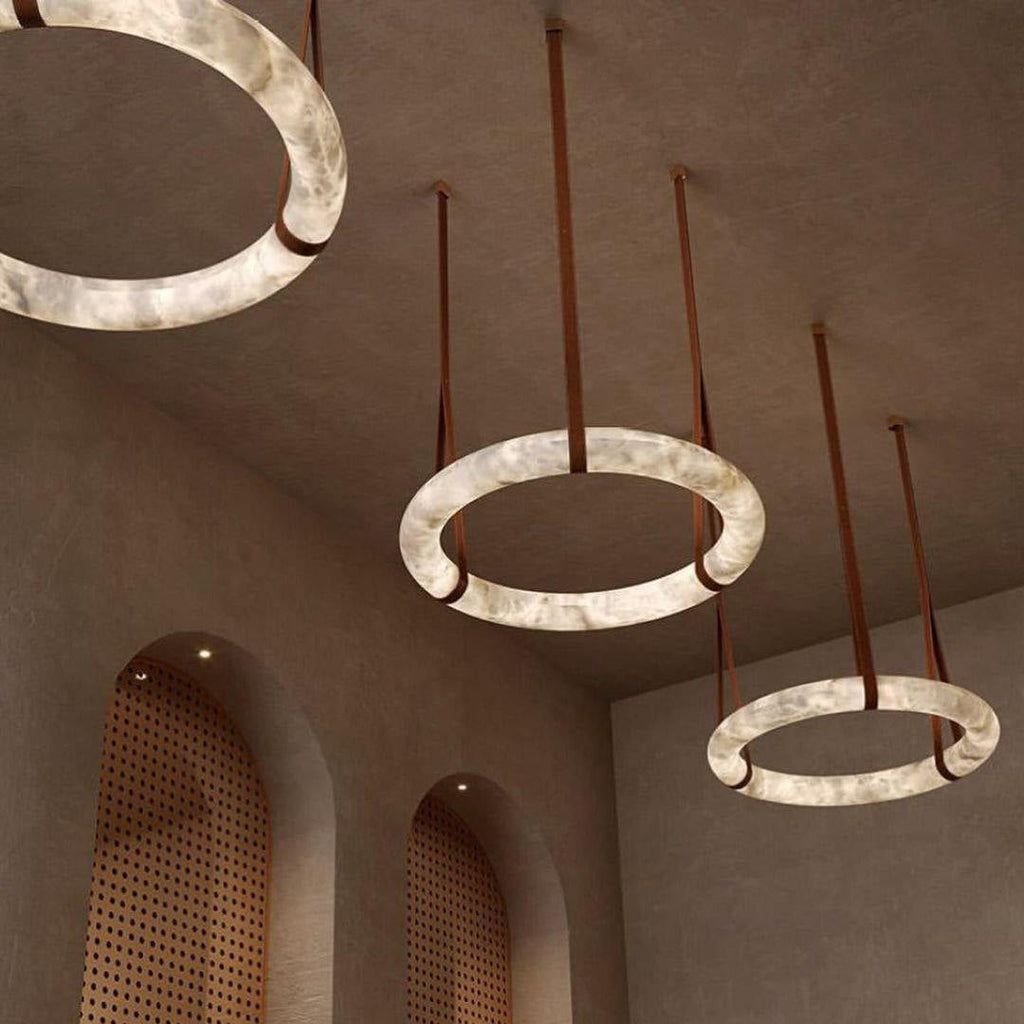 Annie Alabaster Chandelier