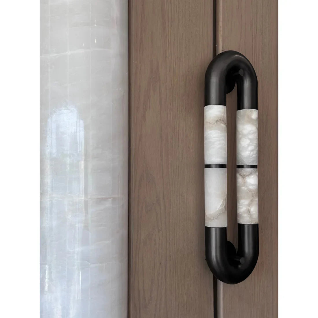 Alabaster Tube Wall Sconce-Wall Sconces-Jecanoli