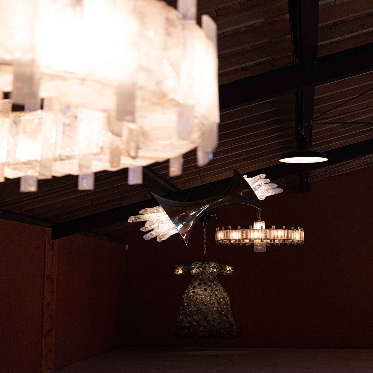 Saturn chandelier