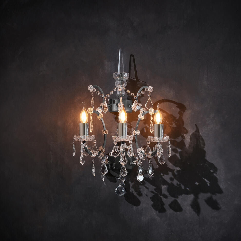 Crystal Sconce Natural-Flushmount-Jecanoli