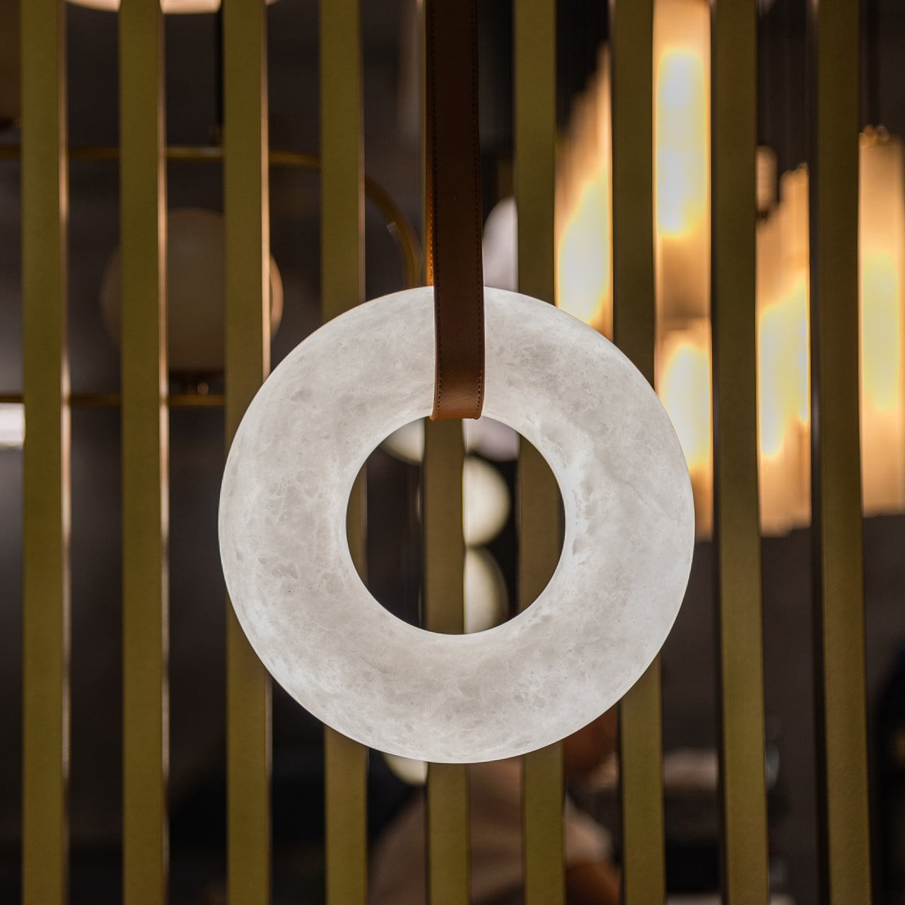 Annie Alabaster Chandelier