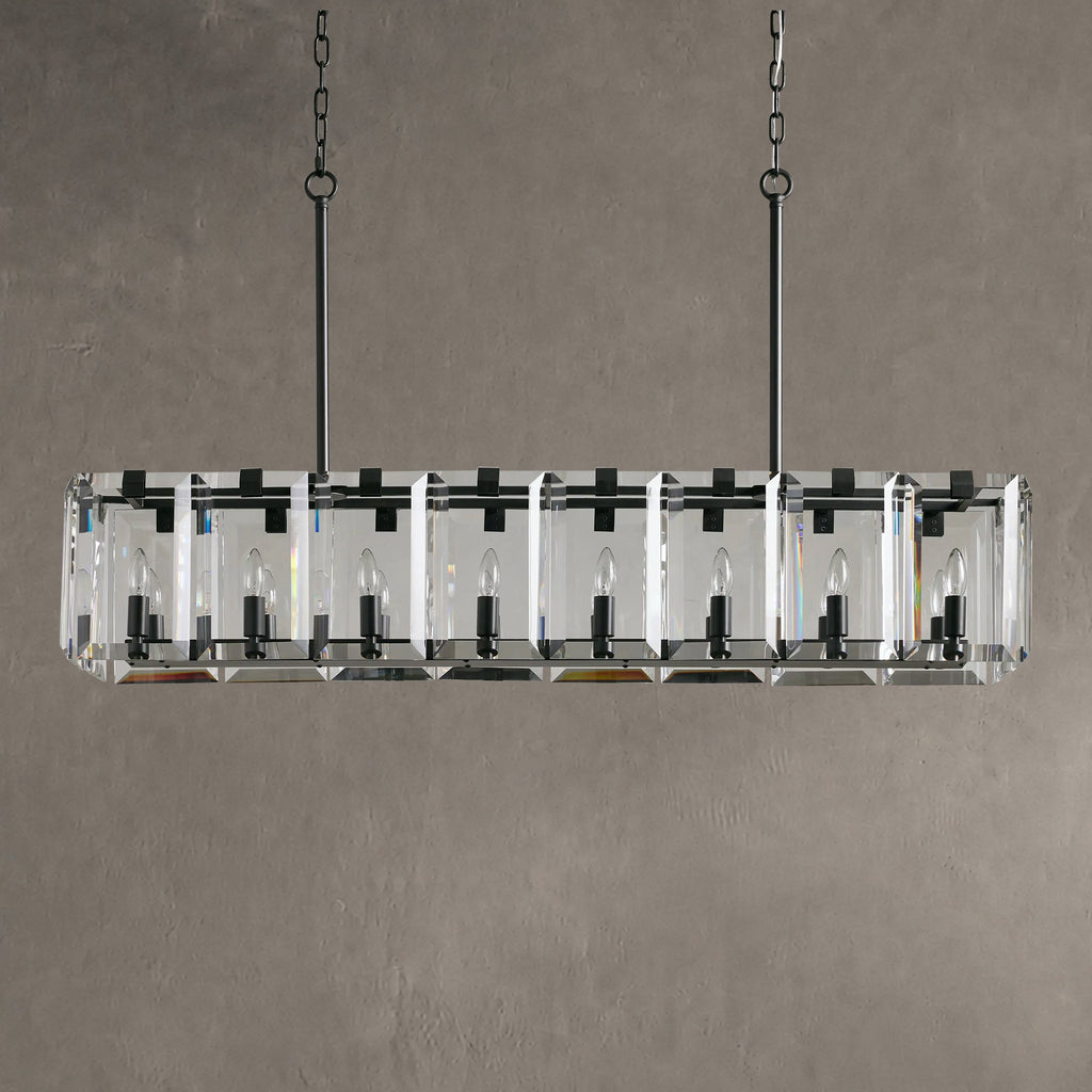 Amaya Rectangular Chandelier 12/16 Light