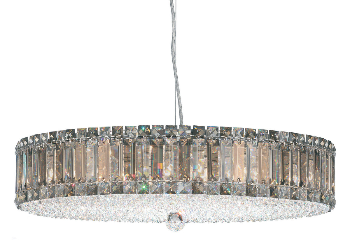 Plaza 21 Light Pendant Polished Stainless Steel-Jecanoli