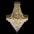 59X79 Inch Large Foyer Chandelier Gold Crystal Chandelier Lighting for High Ceiling-大吊灯-Jecanoli