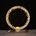 16'' Round Modern Wall Lamp Quartz Crystal Wall Sconce-壁灯-Jecanoli