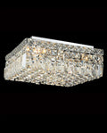16'' Square Flush Mounted Chandelier Crystal Ceiling Light-吸顶灯-Jecanoli