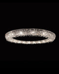 79 Inch Round Huge Looop Chandelier Hanging Modern Crystal Chandelier-大吊灯-Jecanoli