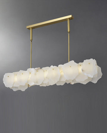 40''/ 48'' Linear Modern Alabaster Chandelier Lighting for Dining Room-现代灯-Jecanoli