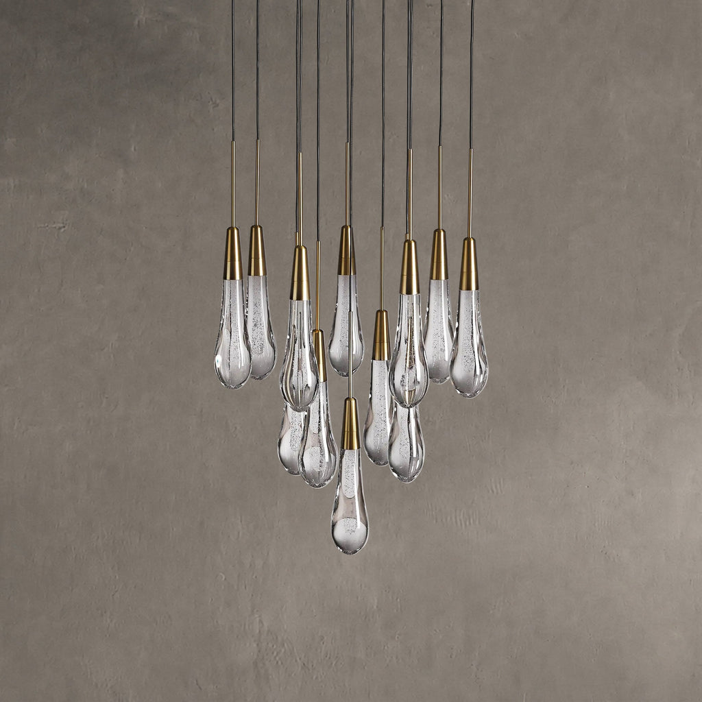 Soltaire Round Chandelier 17" 24" 36“ 58“