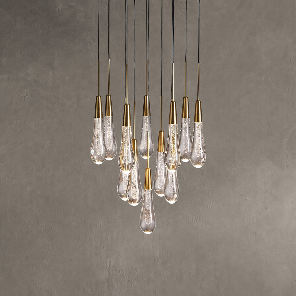 Soltaire Round Chandelier 17" 24" 36“ 58“