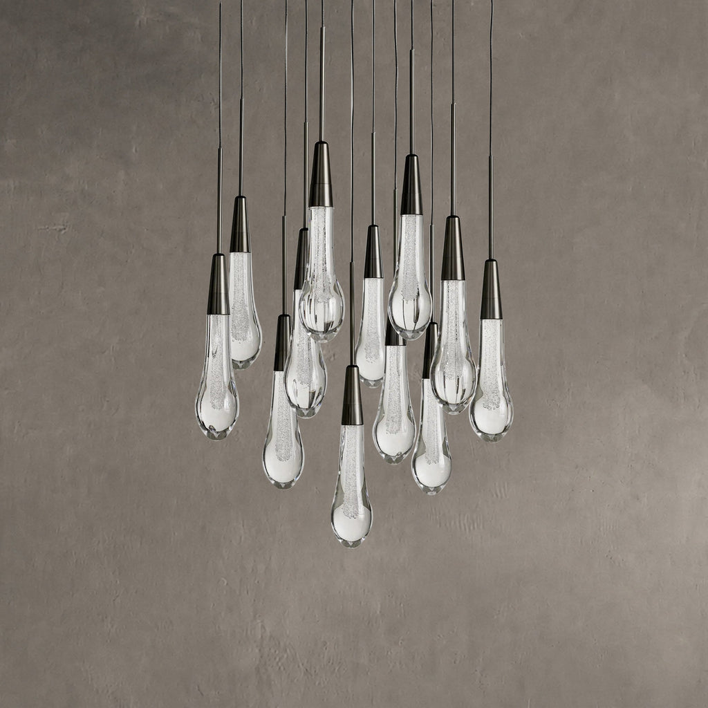 Soltaire Round Chandelier 17" 24" 36“ 58“
