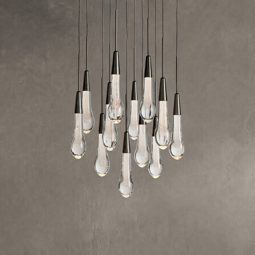 Soltaire Round Chandelier 17" 24" 36“ 58“