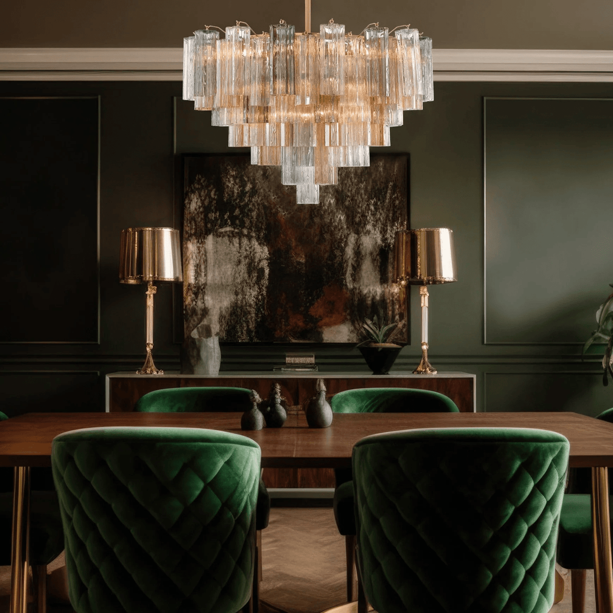Modern Virella Murano Chandelier-Chandelier-Jecanoli