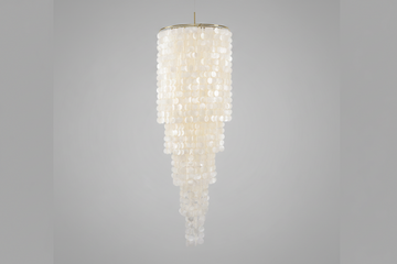Modern Nerida Shell Chandelier-Chandelier-Jecanoli