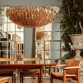Premium Amber Sorrento Chandelier-Chandelier-Jecanoli