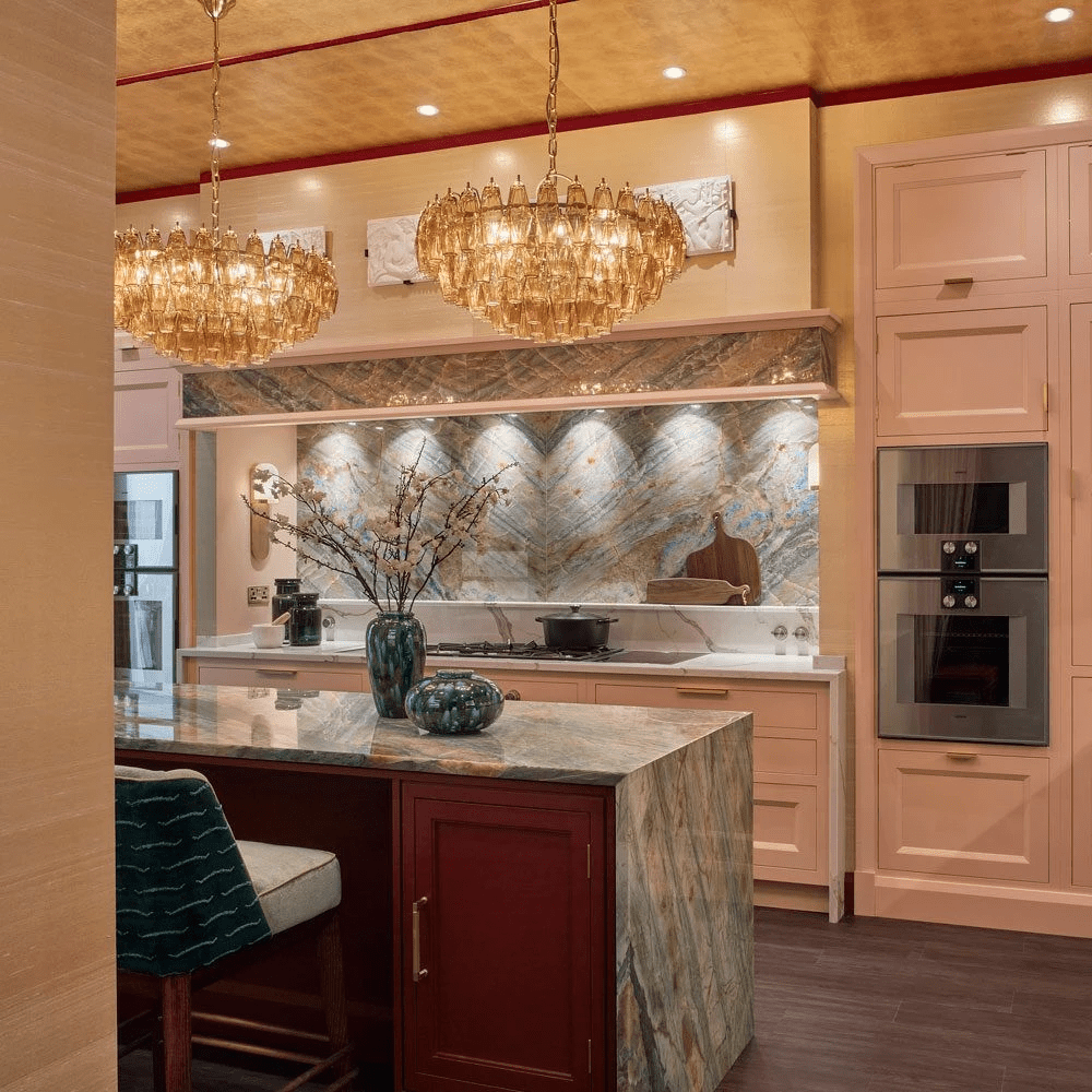 Premium Amber Sorrento Chandelier-Chandelier-Jecanoli