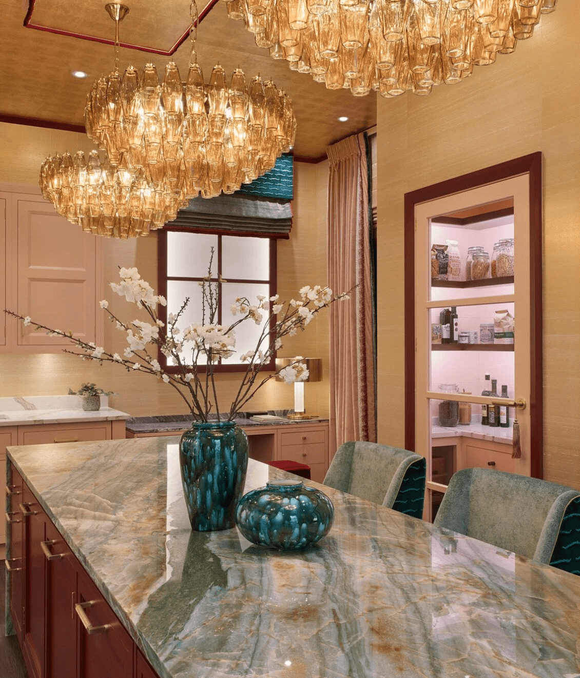 Premium Amber Sorrento Chandelier-Chandelier-Jecanoli