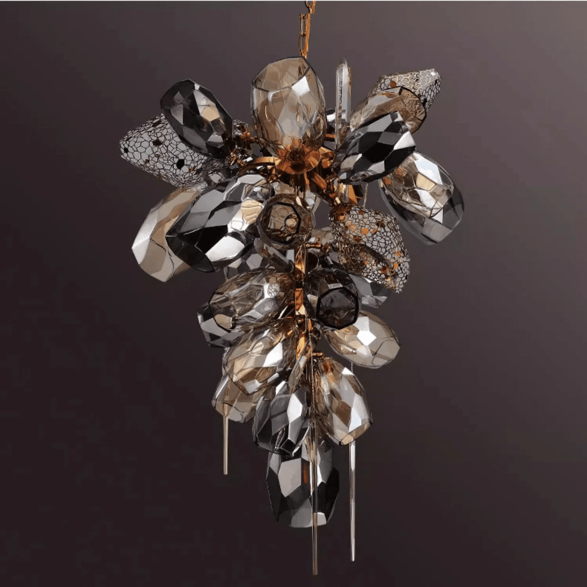 Premium Modern Art Glass Crystal Chandelier-Chandelier-Jecanoli