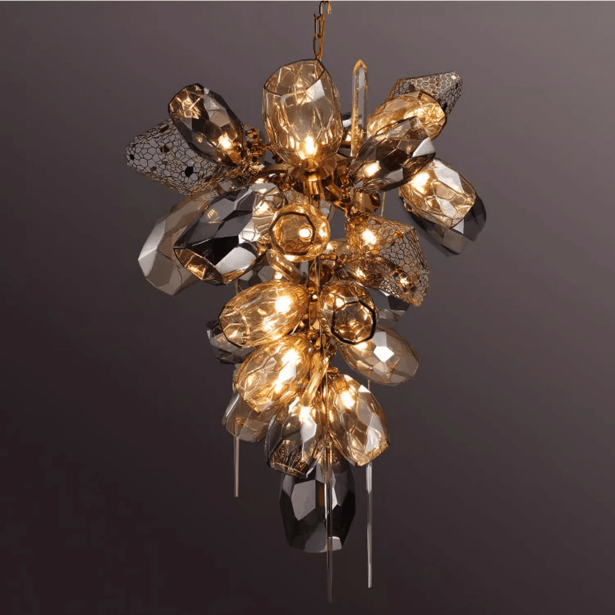 Premium Modern Art Glass Crystal Chandelier-Chandelier-Jecanoli