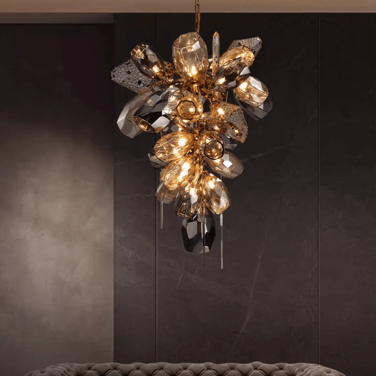 Premium Modern Art Glass Crystal Chandelier-Chandelier-Jecanoli