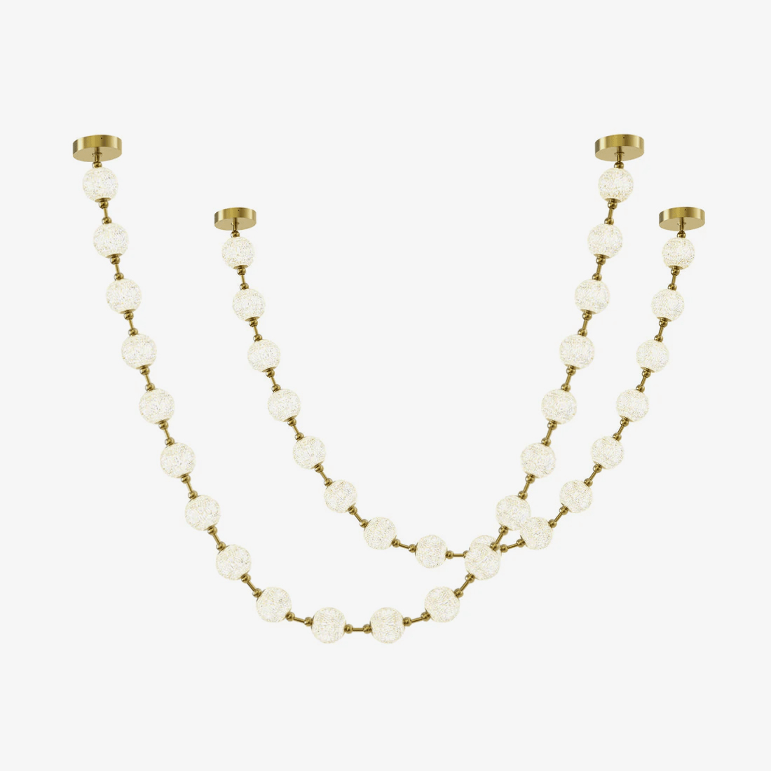 Strand Necklace Chandelier-Chandelier-Jecanoli