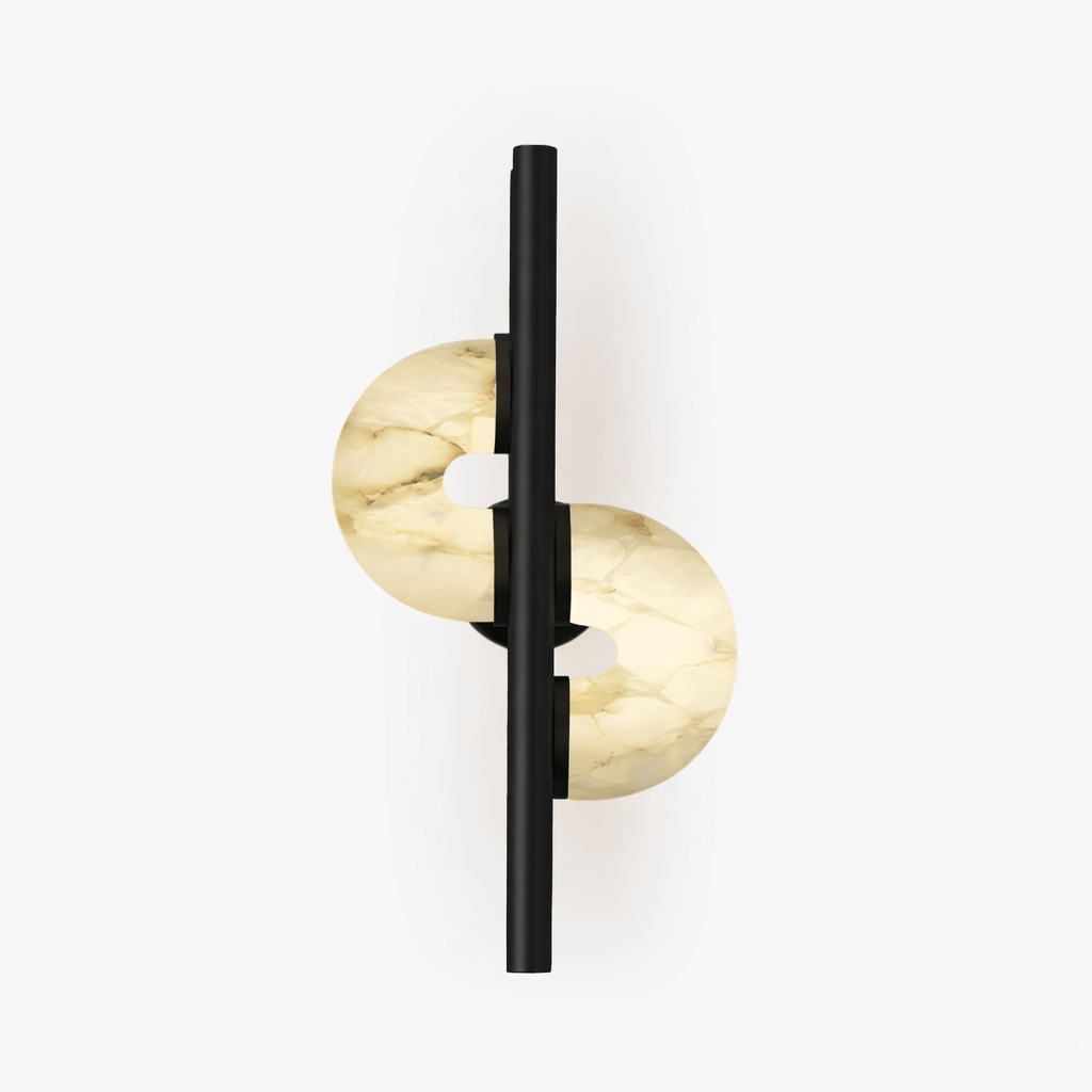 Aurelia Dual Disc Alabaster Sconce - Vakkerlight