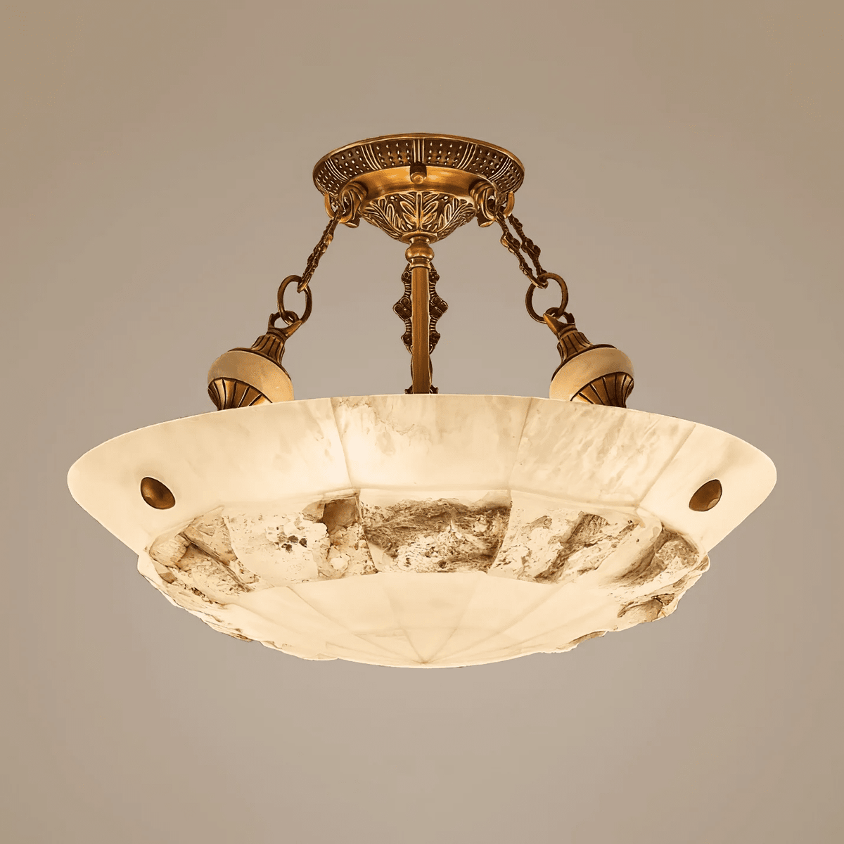 Aureon Alabaster Ceiling Light - Vakkerlight