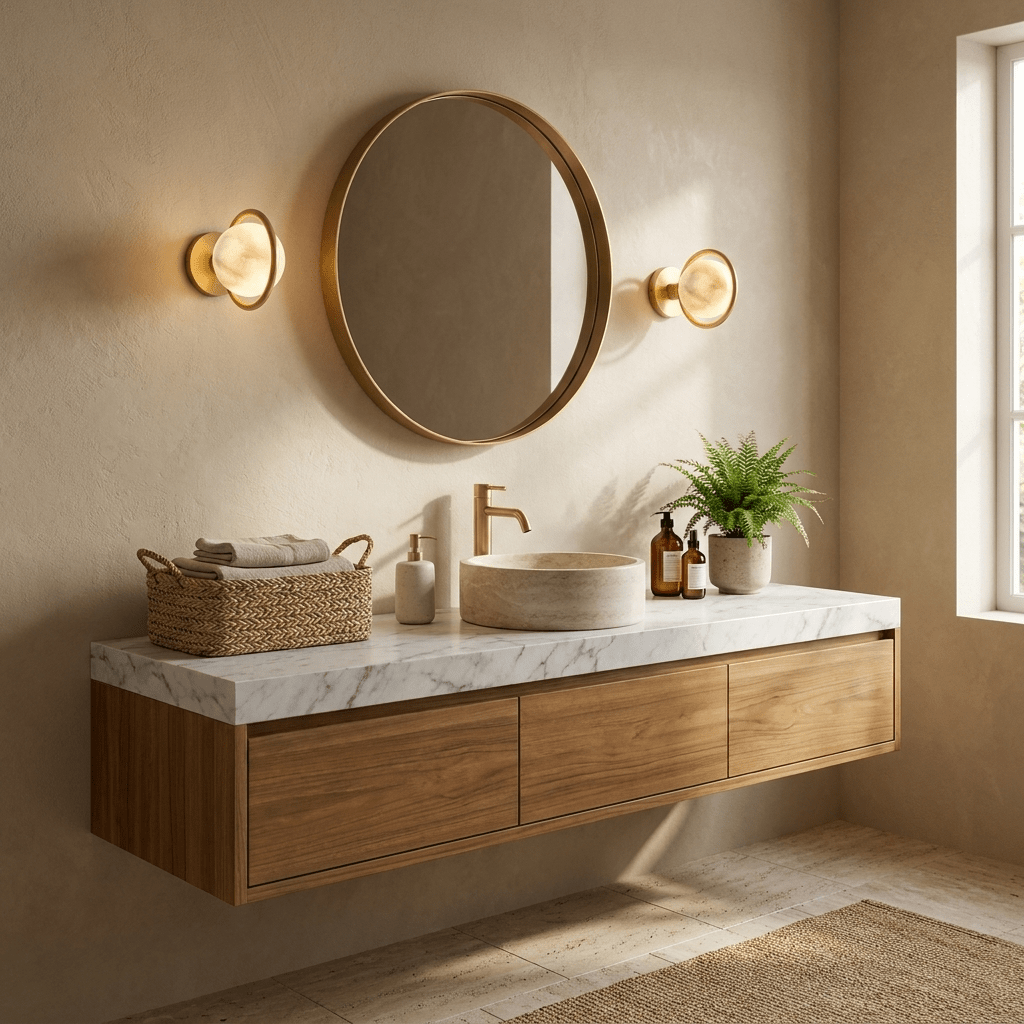 Celestial Ring Alabaster Wall Lamp - Vakkerlight