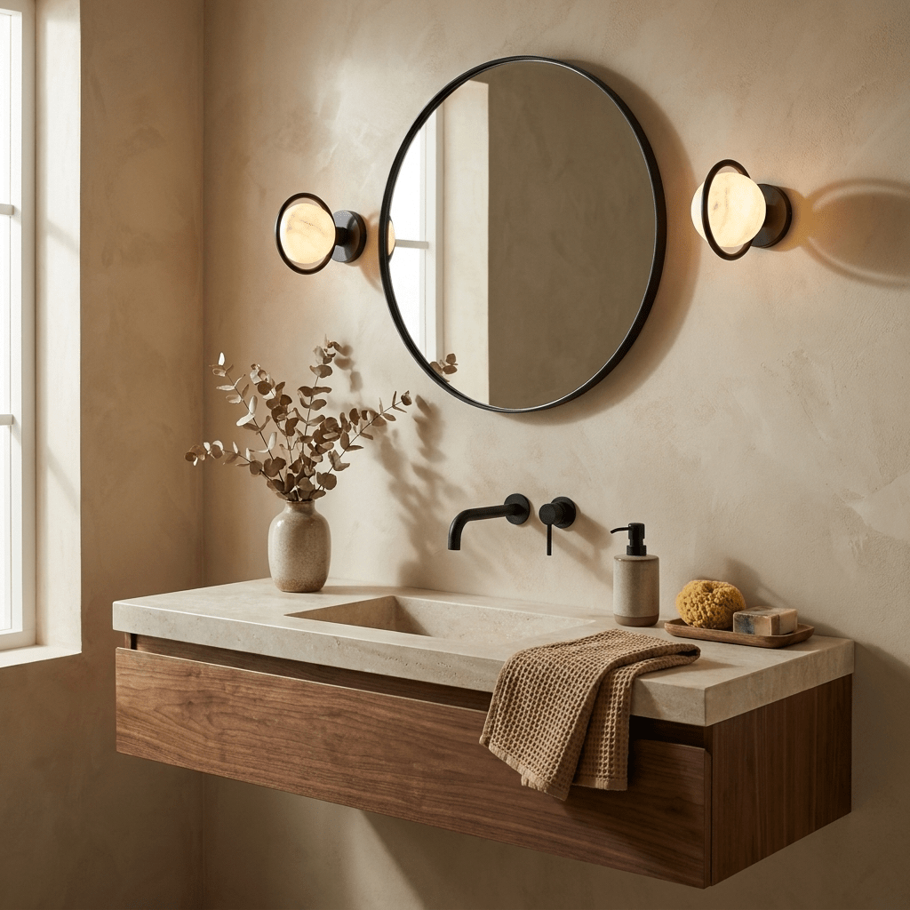 Celestial Ring Alabaster Wall Lamp - Vakkerlight