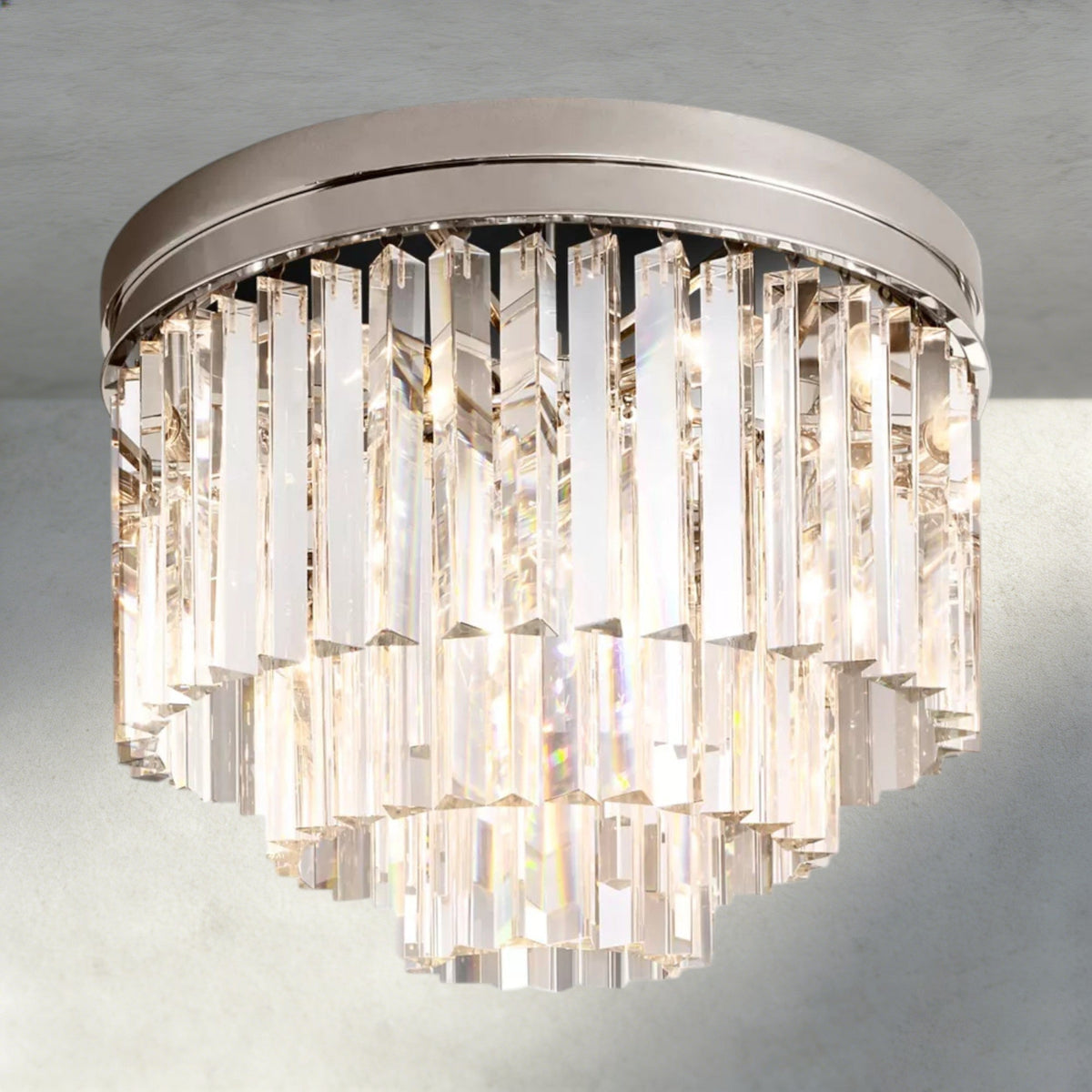 1920s Odeon Flushmount 20"-Flush Mount-Jecanoli