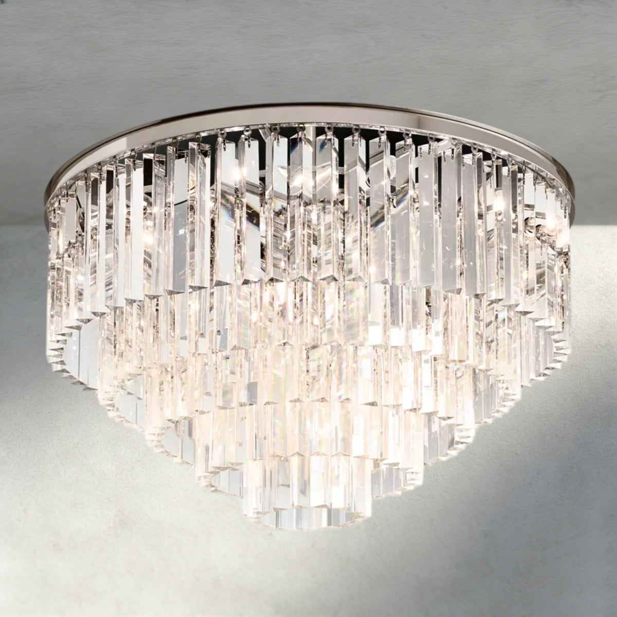 1920s Odeon Flushmount 20"-Flush Mount-Jecanoli