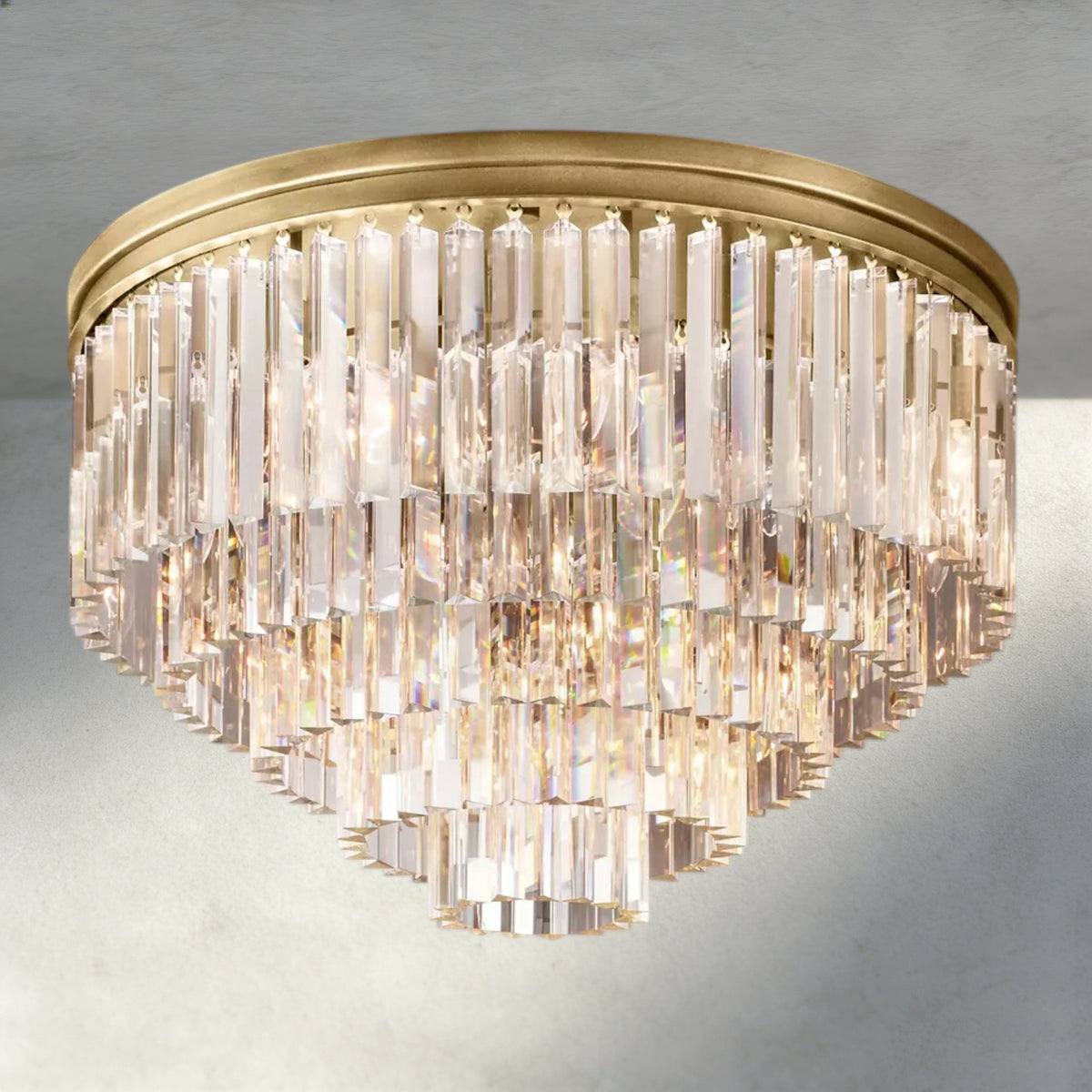 1920s Odeon Flushmount 20"-Flush Mount-Jecanoli