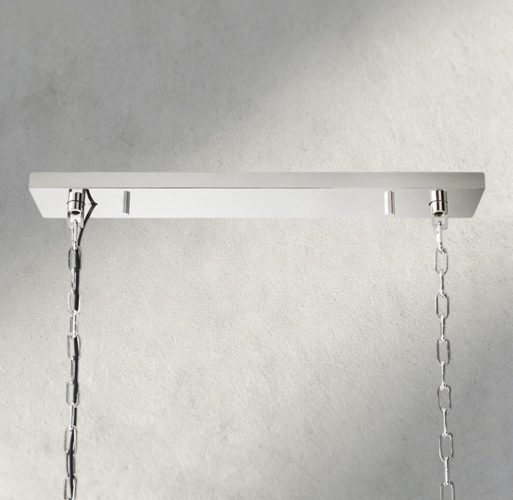 1920S Odeon Rectangular Chandelier 40", 49", 59"-chandelier-Jecanoli